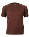 Heren Sportshirt CONA SPORTS Rainbow Tech Tee Choco